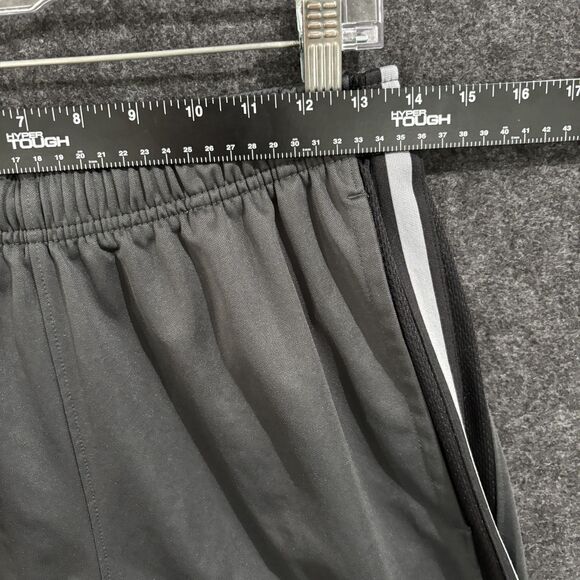 Nike Pants Mens Medium Gray Straight Leg Sweatpants Track Drawstring Swoosh - Picture 10 of 12